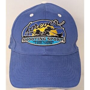 Quail & Pheasants Forever Baseball Cap Hunting Shooting‎ Hat Cap Blue Logo VTG